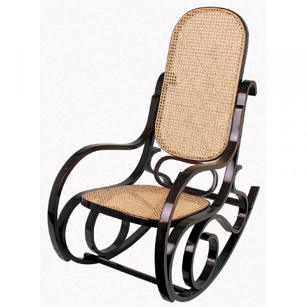 Schaukel Stuhl Rattan Schaukelsessel Relaxstuhl Relaxsessel