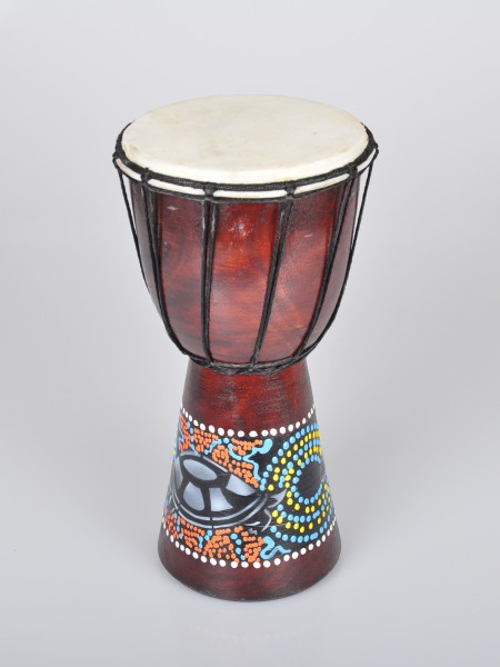 Djembe Trommel Muster Schildkroete Bongo Afrika Style Musik